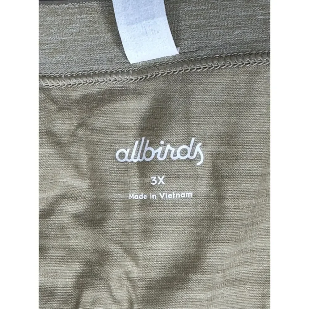 Allbirds Trino Shortie Panty Wheat Cream 3X NWT Merino Tree Rare 3XL Boxers